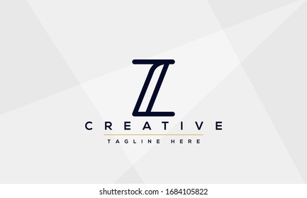 Modern creative Z Logo Design and template. Z ZZ icon initials based Monogram and Letters in vector.