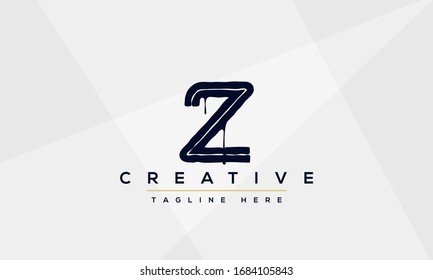 Modern kreatives Z Logo Design und Vorlage. Z ZZ Icon Initialen basierend auf Monogram und Letters in Vektorillustration.