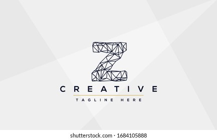 Modern kreatives Z Logo Design und Vorlage. Z ZZ Icon Initialen basierend auf Monogram und Letters in Vektorillustration.