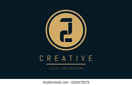 Diseño y plantilla creativos y modernos del logotipo Z. Las iniciales del icono Z se basan en Monograma y Letras en vector.
