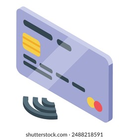 La moderna tarjeta de crédito está haciendo un pago seguro sin contacto usando tecnología de comunicación de campo cercano