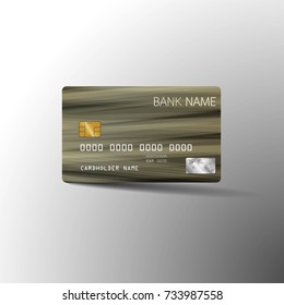 Modern credit card set template design. With inspiration from the abstract. Vector illustration.Glossy plastic style.