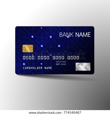 modern credit card template design inspiration stock vector royalty plastic card template
