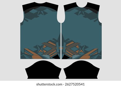 Modern Cricket Jersey Vector Template eps