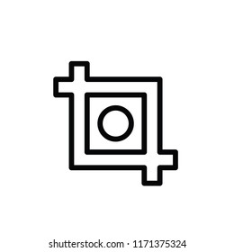 Modern crop icon