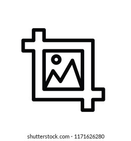 modern crop icon
