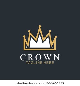 Modern Crown Logo Template Crown Icon Stock Vector (Royalty Free ...