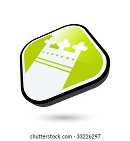 modern crown sign