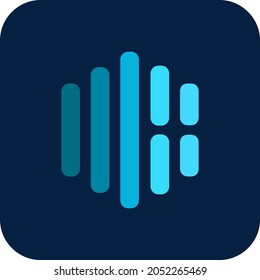 Logotipo moderno de criptografía con financiamiento de gráfico o criptografía de icono