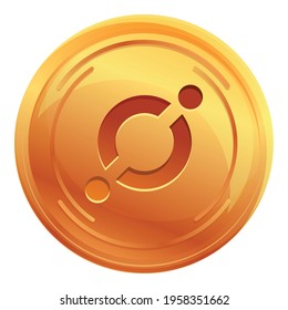 Modern cryptocurrency icon. Cartoon of Modern cryptocurrency vector icon for web design isolated on white background