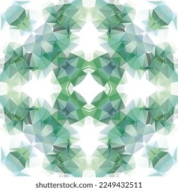 Modern crystal seamless pattern design, Repeat textile design, Mosaic pattern , Decoration, Fabric print.