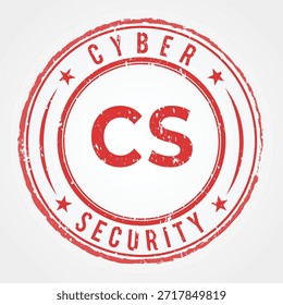 Insignia moderna del logotipo del monograma de CS con el borde circular para la marca del negocio