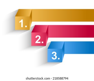 Modern cubes abstract Info graphic elements