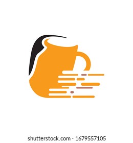 modern cup speed design concept for your logo