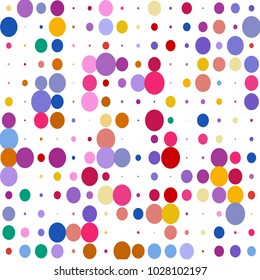 Modern curly composition on a white background