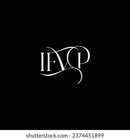 Modern cursive lettering of IFVP 