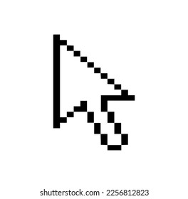 modern cursor icon set isolated on background