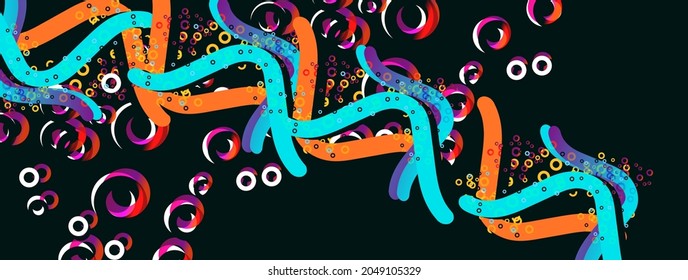 modern curve abstract presentation background. abstract modern graphic elements. colored shapes and lines.
