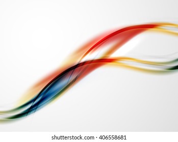 Modern curve stripes template
