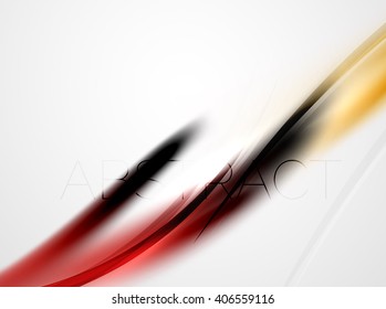 Modern curve stripes template