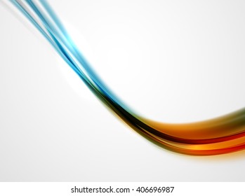 Modern curve stripes template, corporate business background