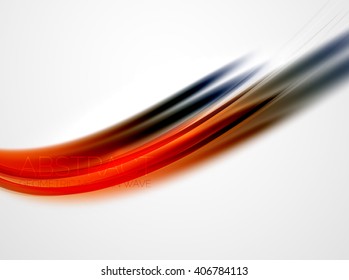 Modern curve stripes template, corporate business background