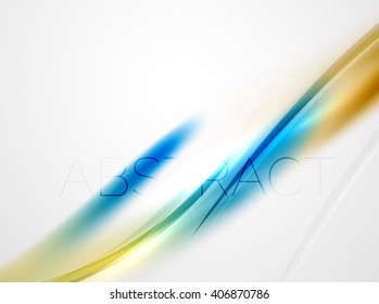 Modern curve stripes template, corporate business background