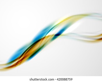 Modern curve stripes template, corporate business background