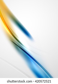 Modern curve stripes template, corporate business background