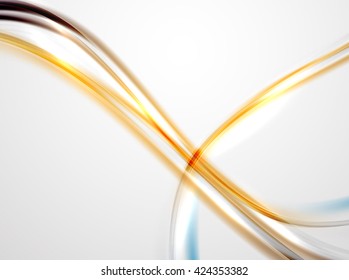 Modern curve stripes template, corporate business background