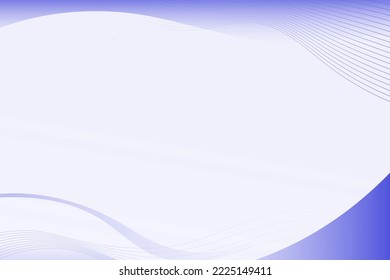 Modern Curve Waves Blue Background 