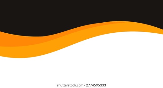 Fondo curvo moderno negro