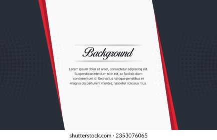 Modern Curved Blue and Red Presentation Background, can be used for business designs, presentation designs or any suitable designs.