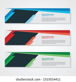 Modern curved line banner background template , simple design