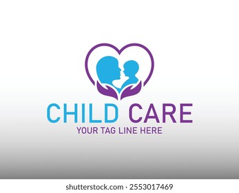 Modern and Custom Child Care Logo Design for Daycare Centers and Preschools