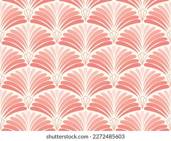 Modern cute art deco seamless pattern. Trendy abstract texture. Vector geometric background.