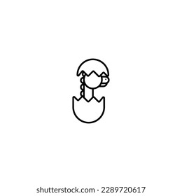 Icono de dinosaurio moderno, icono moderno simple