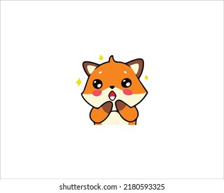 Modern Cute Fox Logo Design