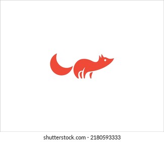 Diseño moderno del logotipo de Cute Fox