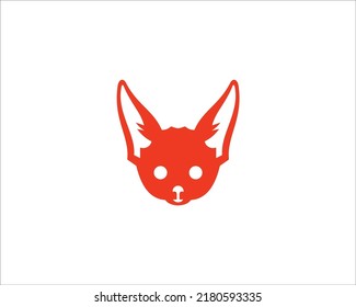 Modern Cute Fox Logo Design