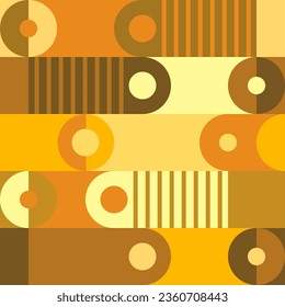 Modern cute seamless geometric pattern. Vector
