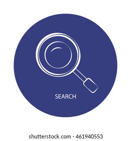 Modern and cute search icon
