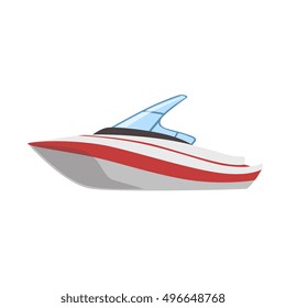 Modern Cutter Type Of Boat Icon