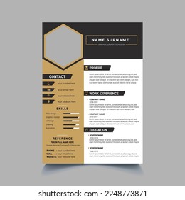 Modern CV Design Tamplate Post