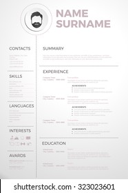 Modern Cv Resume Template