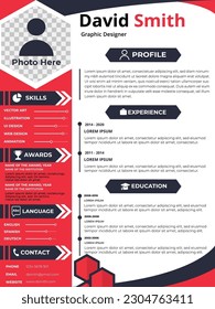 Modern CV Template With Necessary Skill