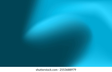 Modern cyan blue abstract background design. Colorful curved smooth gradient for banner, advertising, surface, branding, greeting, marketing, decoration, commercial, artwork, website, celebration