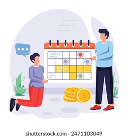  Modern Cyber Monday Flat Illustrations
