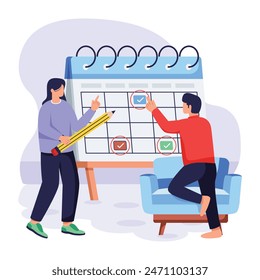  Moderne Cyber Monday Flat Illustrationen
