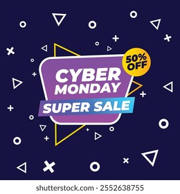 Modern Cyber Monday Sale Template for Promotions